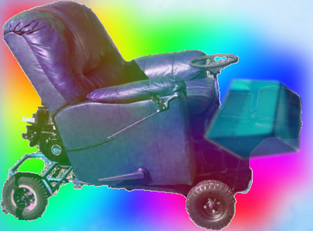 recliner with wheels