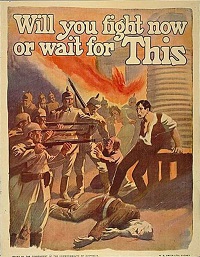 World War I propaganda poster
